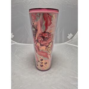 Starbucks 2022 Enchanted Forest Cup Tumbler 24 oz Rare no straw cold beverage
